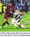 Man City crisis deepens with loss to Juventus