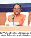 Public trust, development milestones: CM Sai