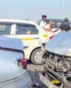 4 cars collide on sea link; none injured