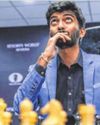 Money isn't the reason I play chess, says Gukesh