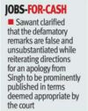 Sawant's wife files defamation case against AAP MP