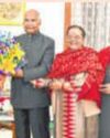 UT Administrator pays courtesy visit to former President Kovind