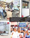 Yuva Morcha vandalises Congress city office; several workers booked