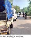 Traffic chaos in Anjuna as festive season kick-starts