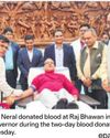 Dr. A. Neral donates blood for 125th time