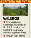 Over 36% survey Nos out of Pvt forest classification