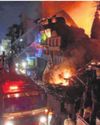 Mahavir Gharsansar Shop Burns For 2 Days