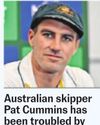 Cummins injury scare for Australia