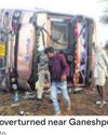 Sleeper Bus Overturns: Second Incident in a Month