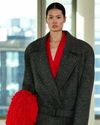 Stella shows feminine power suits in office set at Paris Fashion Week Stella shows feminine power suits in office set at Paris Fashion Week