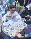 Kids at SCRF love delicious Palestinian pastry8