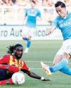 Napoli go six points clear with narrow victory over Lecce Napoli go six points clear with narrow victory over Lecce
