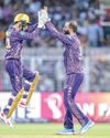 Kolkata pull off thrilling win to keep playoffs hopes alive Kolkata pull off thrilling win to keep playoffs hopes alive