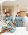RAK Police visit patrol driver after traffic accident2