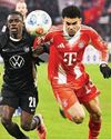 Olise sparkles as Bayern fire eight past hapless Wolfsburg67