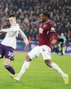 Utd's Sesko strikes late to rescue Hammers draw; Rosenior frustrated Utd's Sesko strikes late to rescue Hammers draw; Rosenior frustrated59
