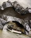 JR's installation will transform Paris' oldest bridge into a giant cave59