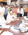 JD-U workers furious as Nitish files RS nomination36