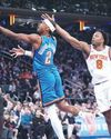 Gilgeous-Alexander rules over Knicks in Thunder win, Hornets triumph66