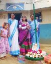 సాంప్రదాయక దుస్తులు జెండా ఆవిష్కరణ చేసిన గిరిజన మహిళ సర్పంచ్ భద్రమ్మ22