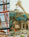 राम मंदिर में ध्वज दंड स्थापित, 203 मीटर हुई मंदिर की ऊंचाई राम मंदिर में ध्वज दंड स्थापित, 203 मीटर हुई मंदिर की ऊंचाई