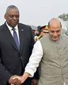 INDIA-US '2+2' FOREIGN AND DEFENCE MINISTERIAL DIALOGUE - US Defence Secretary Austin begins two-day India visit19