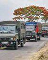 SP TRANSFERRED - Manipur: Militants set fire to houses, police outposts7