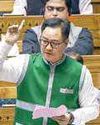 Rijiju in Lok Sabha: Congress did not give Ambedkar his due