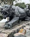 Janki Chowk in Dwarka gets iconic panther sculptures