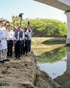 Ahead of monsoon, CM, L-G, Minister inspect major drains Ahead of monsoon, CM, L-G, Minister inspect major drains23