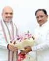 Chief Minister Sai Meets Amit Shah Chief Minister Sai Meets Amit Shah