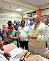 Health Min inspects Delhi hosp; says 100-day healthcare overhaul planned Health Min inspects Delhi hosp; says 100-day healthcare overhaul planned