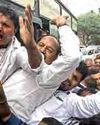 Cong protests against ED chargesheet in Herald case Cong protests against ED chargesheet in Herald case