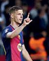 Barca's title march goes on; City come alive late