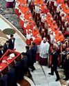 In St Peter's Basilica, teary-eyed faithful pay final respects to pope