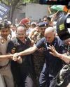 Delhi BJP holds protest, party prez briefly detained Delhi BJP holds protest, party prez briefly detained