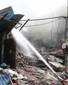 Massive fire leads to blast in Bawana factory Massive fire leads to blast in Bawana factory23