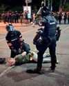 Dozens of protesters detained during clashes with riot police in Serbia50