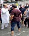 Minister Ashish Sood inspects waterlogged Janakpuri C-Block28