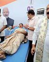 CM Gupta and Ministers donate blood at camp on Kartavya Path23