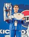 Haryana's Riddhima shines at kickboxing WC Haryana's Riddhima shines at kickboxing WC95