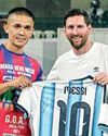 Meeting Messi a dream come true for Chhetri Meeting Messi a dream come true for Chhetri90