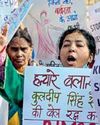 Unnao rape survivor protests against suspension of Sengar's life sentence25