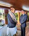 Rajnath visits B’desh High Commission36