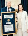 Venezuelan Nobel Peace Prize winner presents her medal to Trump46