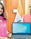 Speaker Gupta gives 15 laptops to DoE25