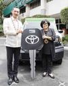 Tamaraw protectors receive mobility and equipment aid from Toyota PH Tamaraw protectors receive mobility and equipment aid from Toyota PH