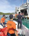 Ship runs aground in Bohol; 506 passengers rescued Ship runs aground in Bohol; 506 passengers rescued