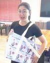 Taguig mayor unveils recycled campaign tarpaulins Taguig mayor unveils recycled campaign tarpaulins
