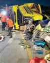 Passenger bus crash in Indonesia kills at least 16 people13